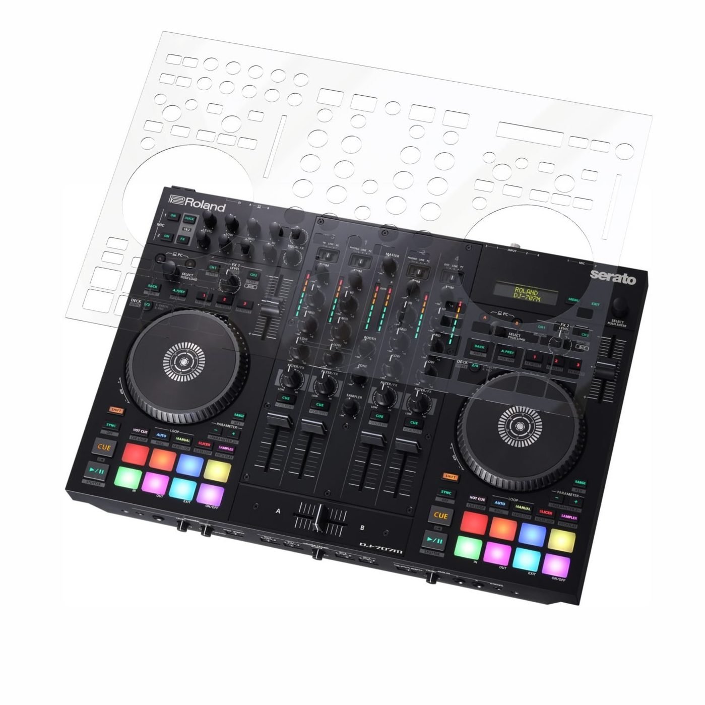 roland dj 707 skin + photo