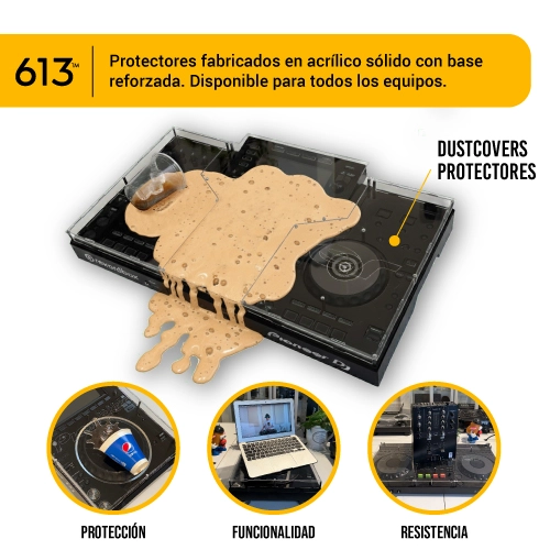 Dustcover Protección Acrilico DJ