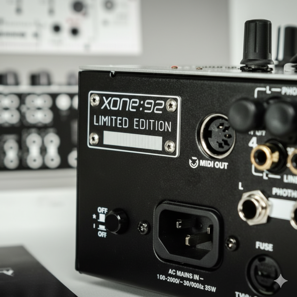 Estudio 613 - Mixer Xone 92 Allen & Heath Mk2 limited Edition detalle