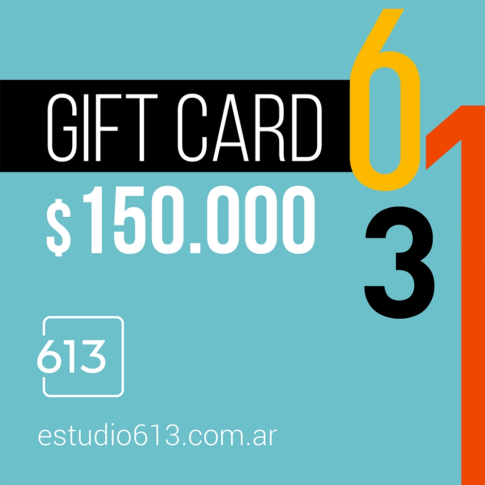 Diseño Gift Card 150mil 613 Diseño Gift Card 150mil 613