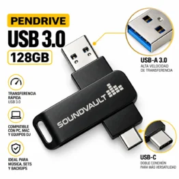 PENDRIVE SOUNDVAULT 128GB 3.0
